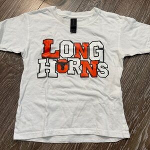 Gildan Kids Longhorns White and Orange T-Shirt Size 5T